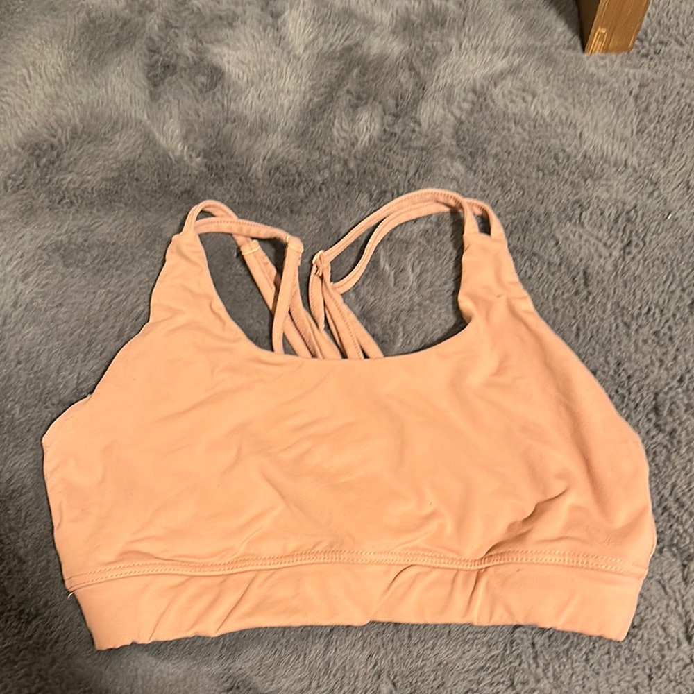 Toned by Ashy Bines Peach Sports Bra